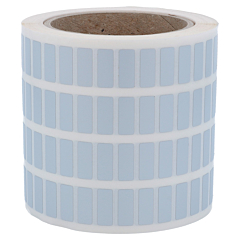 polyester labels, silver, permanent, 20 x 8 mm - View Product