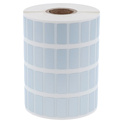 polyester labels, silver, permanent, 20 x 9 mm - View Product