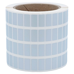 polyester labels, silver, permanent, 20 x 9 mm - View Product