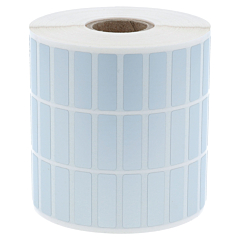 polyester labels, silver, permanent, 25 x 8 mm - View Product