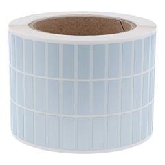 polyester labels, silver, permanent, 25 x 8 mm - View Product