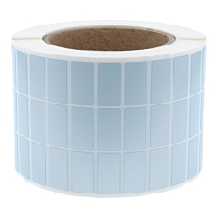 polyester labels, silver, permanent, 25.4 x 12.7 mm - View Product