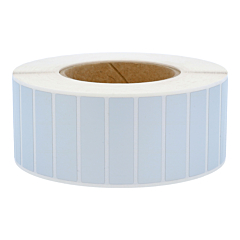 polyester labels, silver, permanent, 45 x 10 mm - View Product