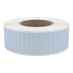 polyester labels, silver, permanent, 48 x 8 mm - View Product