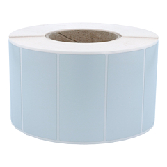 polyester labels, silver, permanent, 90 x 45 mm - View Product