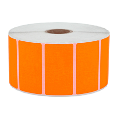 fluorescent paper labels, bright orange, 60 x 40 mm - View Product