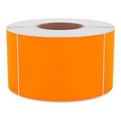 fluorescent paper labels, bright orange, 148 x 210 mm - View Product