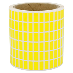 polyester labels, yellow, permanent, 15 x 6.35 mm - View Product