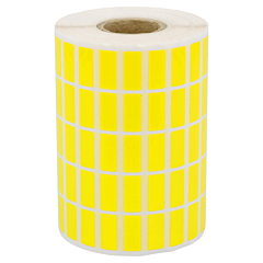 polyester labels, yellow, permanent, 16 x 9 mm - View Product