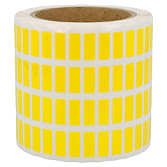polyester labels, yellow, permanent, 20 x 8 mm - View Product