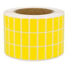 polyester labels, yellow, permanent, 25 x 8 mm - View Product
