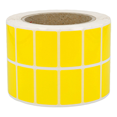 polyester labels, yellow, permanent, 38 x 23 mm - View Product