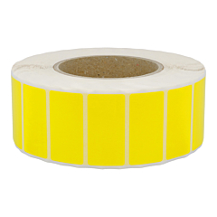 polyester labels, yellow, permanent, 50.8 x 25.4 mm - View Product