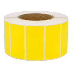 polyester labels, yellow, permanent, 74 x 37 mm - View Product