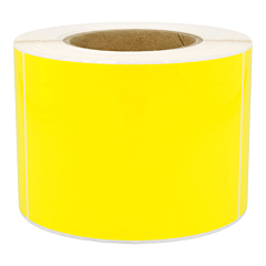 polyester labels, yellow, permanent, 100 x 150 mm - View Product