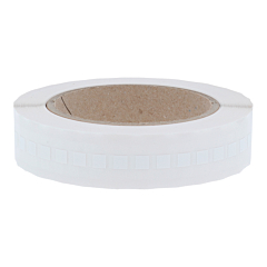 polyester labels, white, permanent, 6.35 x 6.35 mm - View Product