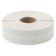 polyester labels, white, permanent, 6.35 x 6.35 mm - View Product