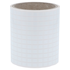 polyester labels, white, permanent, 6.35 x 6.35 mm - View Product
