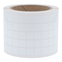 polyester labels, white, permanent, 12.7 x 11 mm - View Product