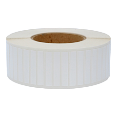 polyester labels, white, permanent, 31.8 x 6.4 mm - View Product