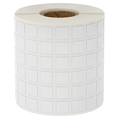 polyester labels, white, permanent, 9 x 9 mm - View Product