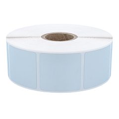 polyester labels, silver, permanent, 25 x 25 mm - View Product