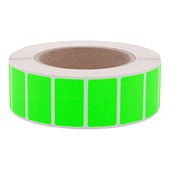 fluorescent paper labels, bright green, 38 x 23 mm - View Product