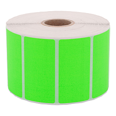 fluorescent paper labels, bright green, 50.8 x 25.4 mm - View Product
