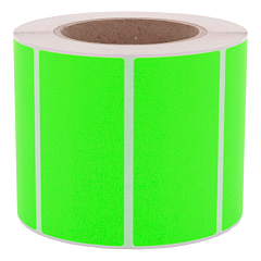 fluorescent paper labels, bright green, 105 x 74 mm - View Product