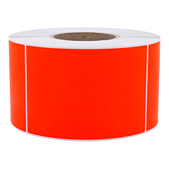fluorescent paper labels, bright red, 100 x 150 mm - View Product