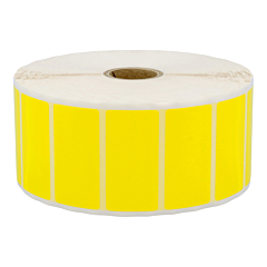 polyester labels, yellow, permanent, 50.8 x 25.4 mm - View Product