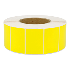 polyester labels, yellow, permanent, 70 x 32 mm - View Product