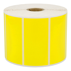 polyester labels, yellow, permanent, 80 x 40 mm - View Product