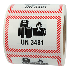 handling label, polyethylene foil, 100 x 70 mm - View Product