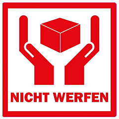 Versandaufkleber, Papier, 100 x 100 mm - Zum Produkt