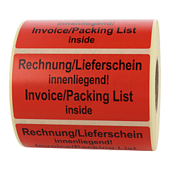 package handling label, paper, 100 x 50 mm - View Product