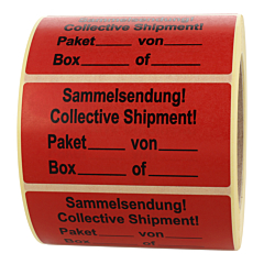 package handling label, paper, 100 x 50 mm - View Product