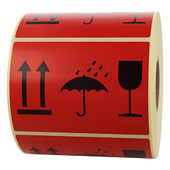 package handling label, paper, 105 x 74 mm - View Product
