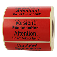 package handling label, paper, 100 x 50 mm - View Product