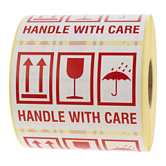 package handling label, paper, 105 x 74 mm - View Product