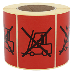 package handling label, paper, 74 x 105 mm - View Product