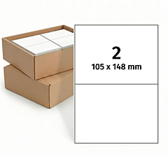 shipping labels, 105 x 148 mm, 2 packages - View Product