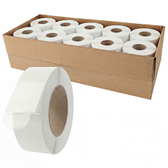 Verschlussetiketten, Polyethylen, Ø 40 mm, 10 Rollen im Karton - Zum Produkt