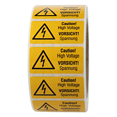 warning labels, W012, 50.8 x 25.4 mm - View Product