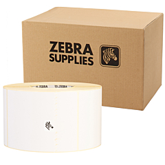 zebra original 880170-101 thermal-top labels, 101.6 x 101.6 mm, 4 rolls per box - View Product