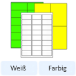 Papieretiketten auf Bogen