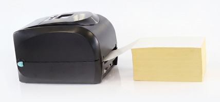Drucker mit Leporello Etiketten