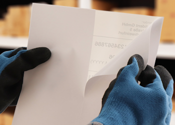 Etiketten auf Bogen mit Abziehhilfe